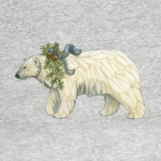 Winter Bear, White T-Shirt